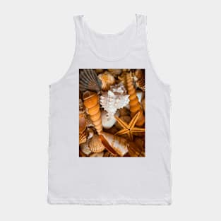 Seashells Beach Surfing Summer Nature Travel Tank Top